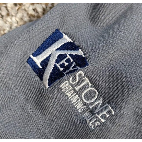 Nike Dri-Fit Polo Shirt Men's XL Grey Short Sleeve Golf Performance - Picture 4 of 6